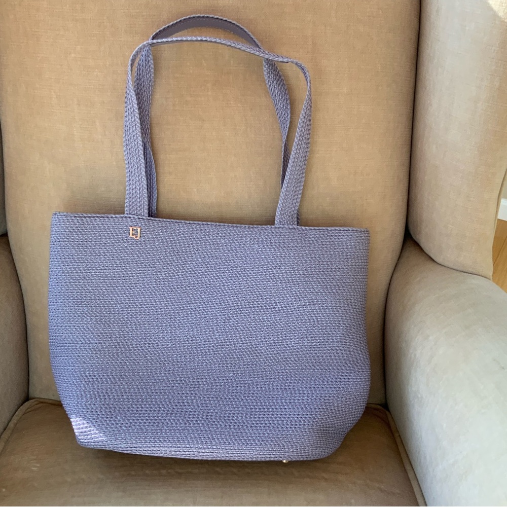 ERIC JAVITS Lavender Tote Bag excellent condition.